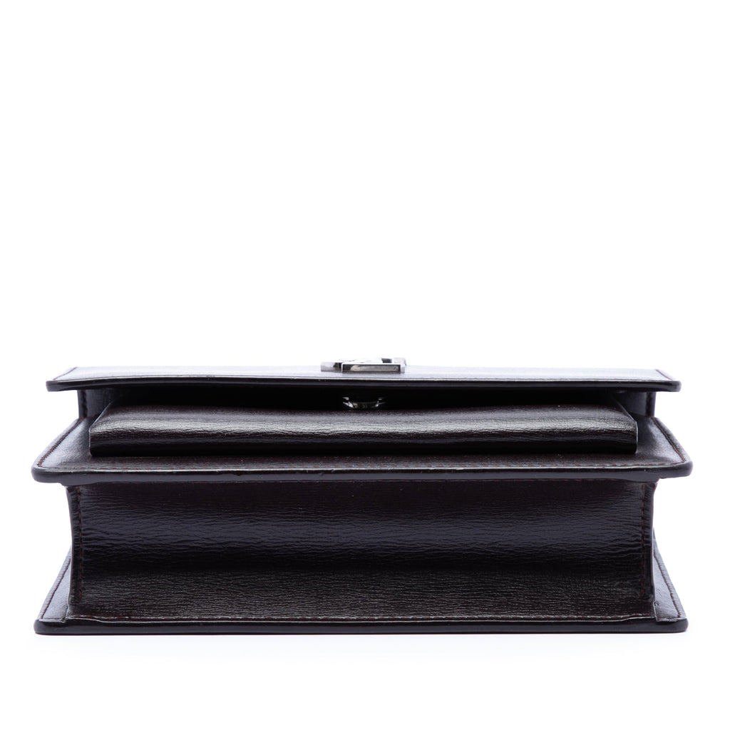 Saint Laurent Small Cuir de veau Monogram Sunset Sac porté croisé