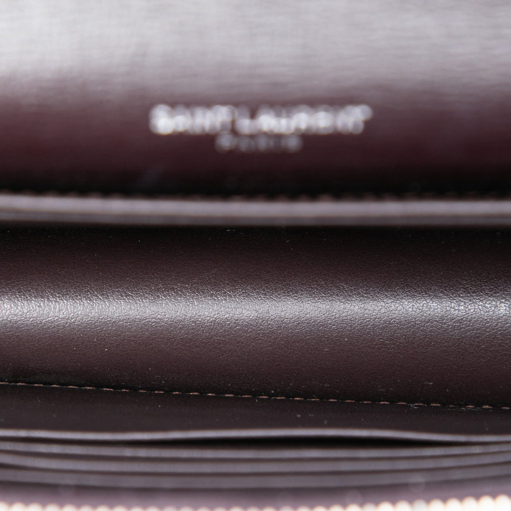 Saint Laurent Small Cuir de veau Monogram Sunset Sac porté croisé