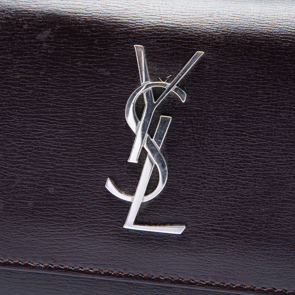 Saint Laurent Small Cuir de veau Monogram Sunset Sac porté croisé