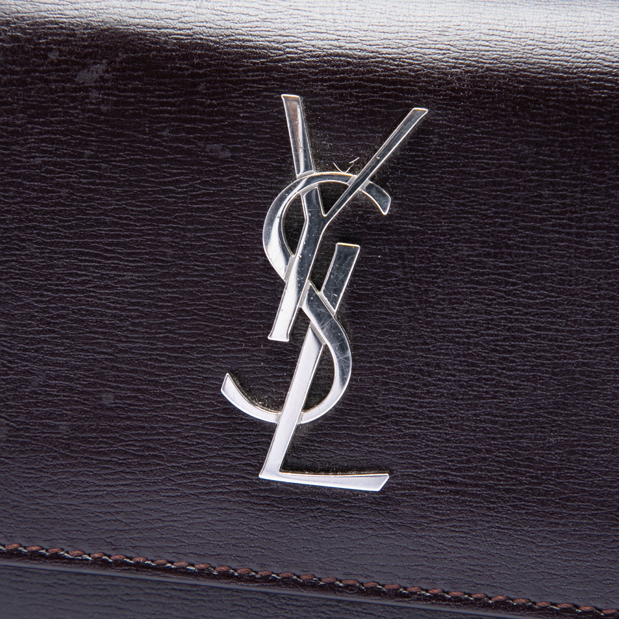 Saint Laurent Small Cuir de veau Monogram Sunset Sac porté croisé