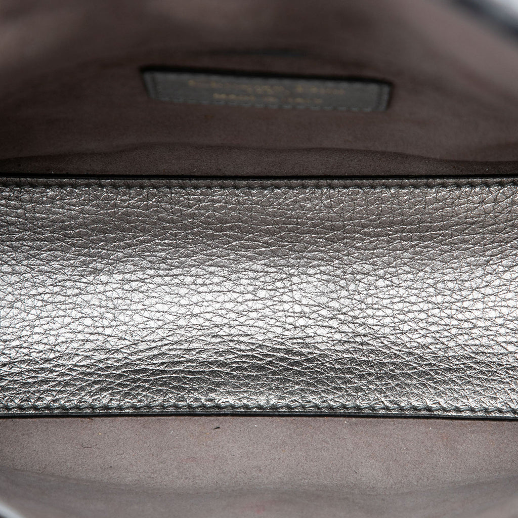 Dior Small Metallic Cuir de veau grainé Cannage Supple Lady Dior
