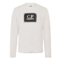 Cp Company 169A Long Sleeve Stamp T-Shirt In White