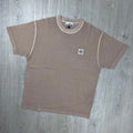 Stone Island 'Fissato' Patch T-Shirt - Desert