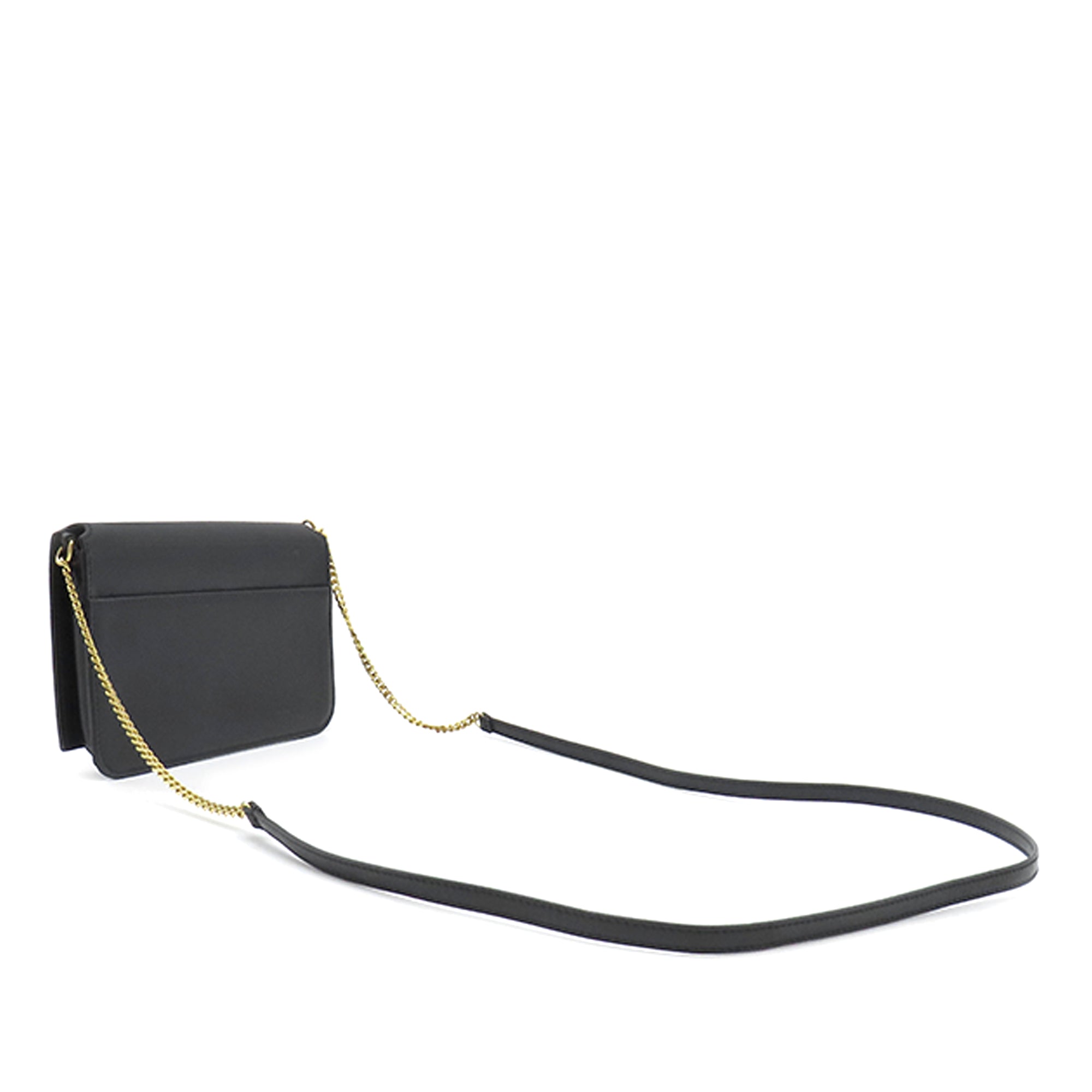 Saint Laurent Smooth Cuir de veau Monogram Cassandre Phone Holder