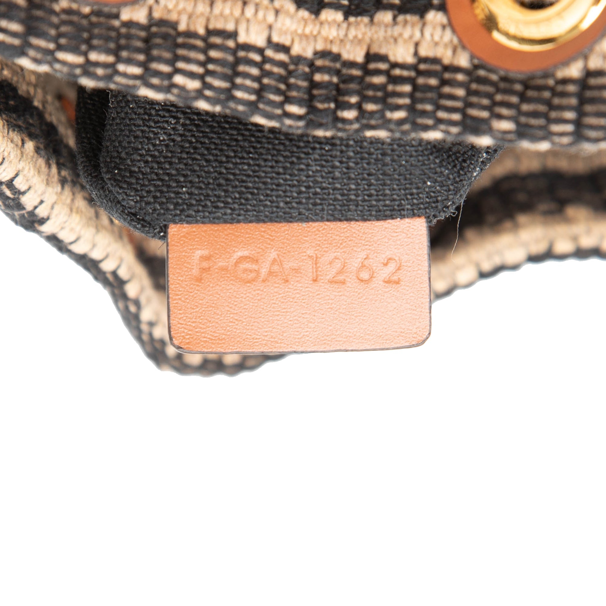 Celine Small Triomphe Raffia Drawstring Bucket Sac