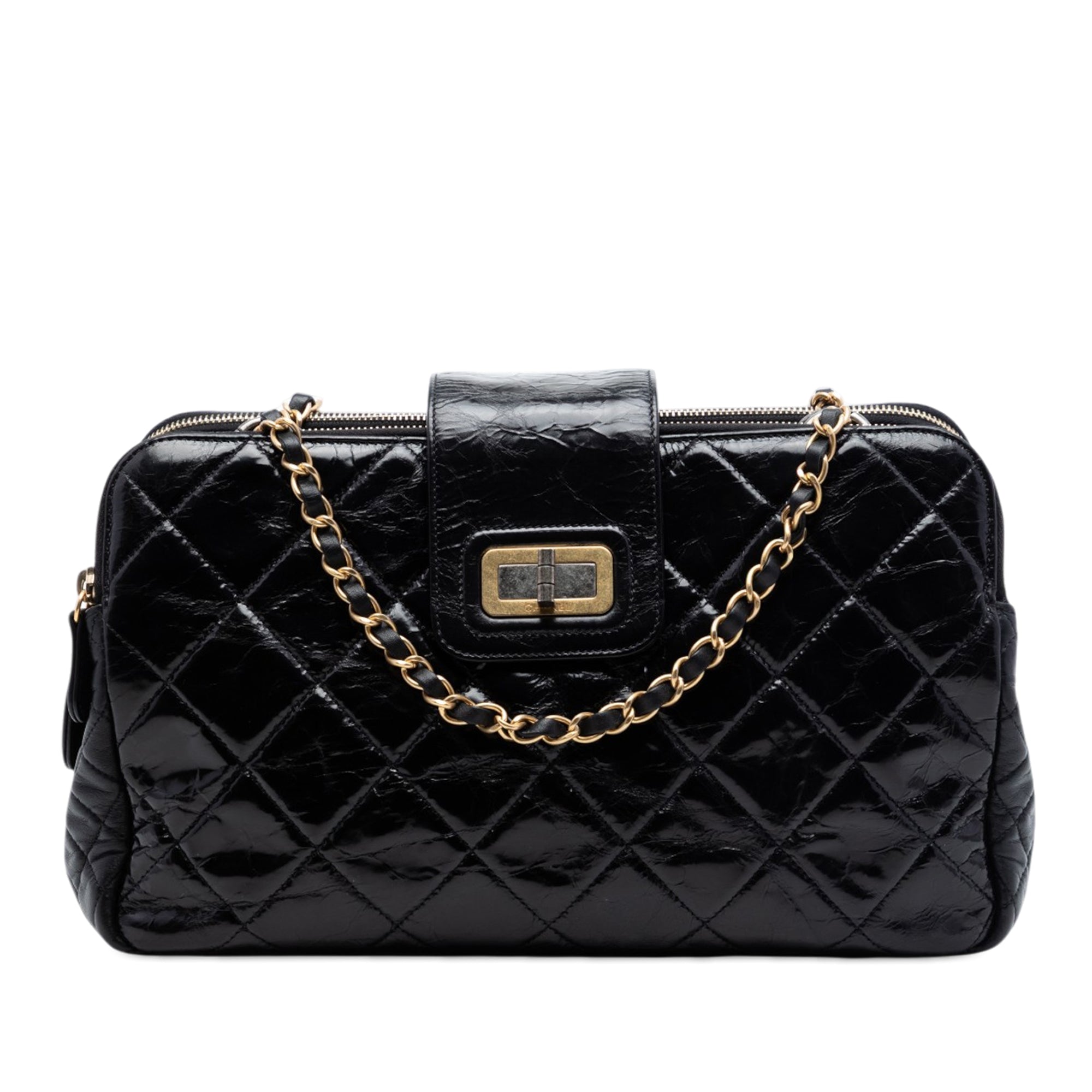 Chanel Matelassé Glazed Cuir de veau Reissue Mademoiselle Accordion Cabas