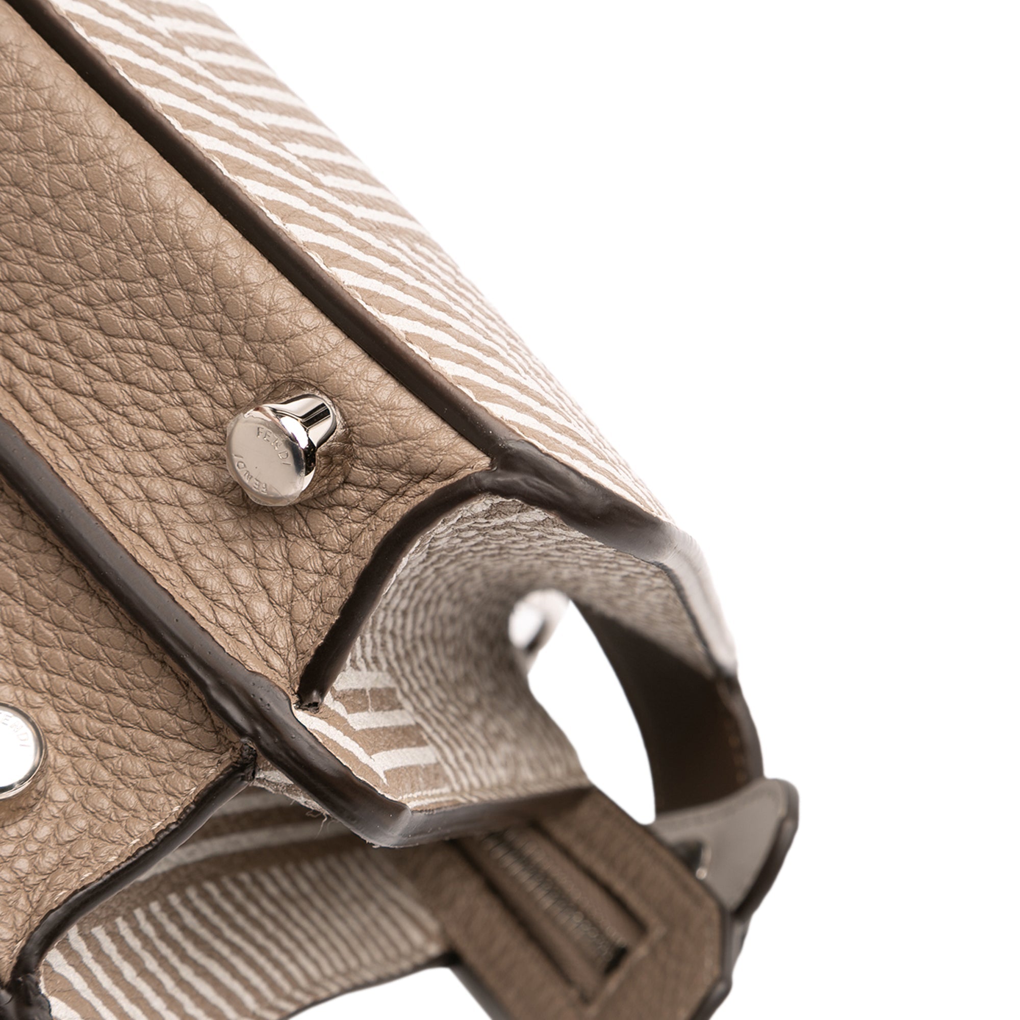 Fendi Small Zucca Cuir Peekaboo ISeeU Sac