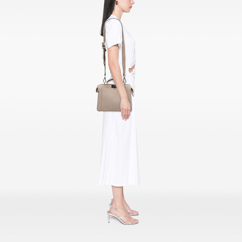 Fendi Small Zucca Cuir Peekaboo ISeeU Sac