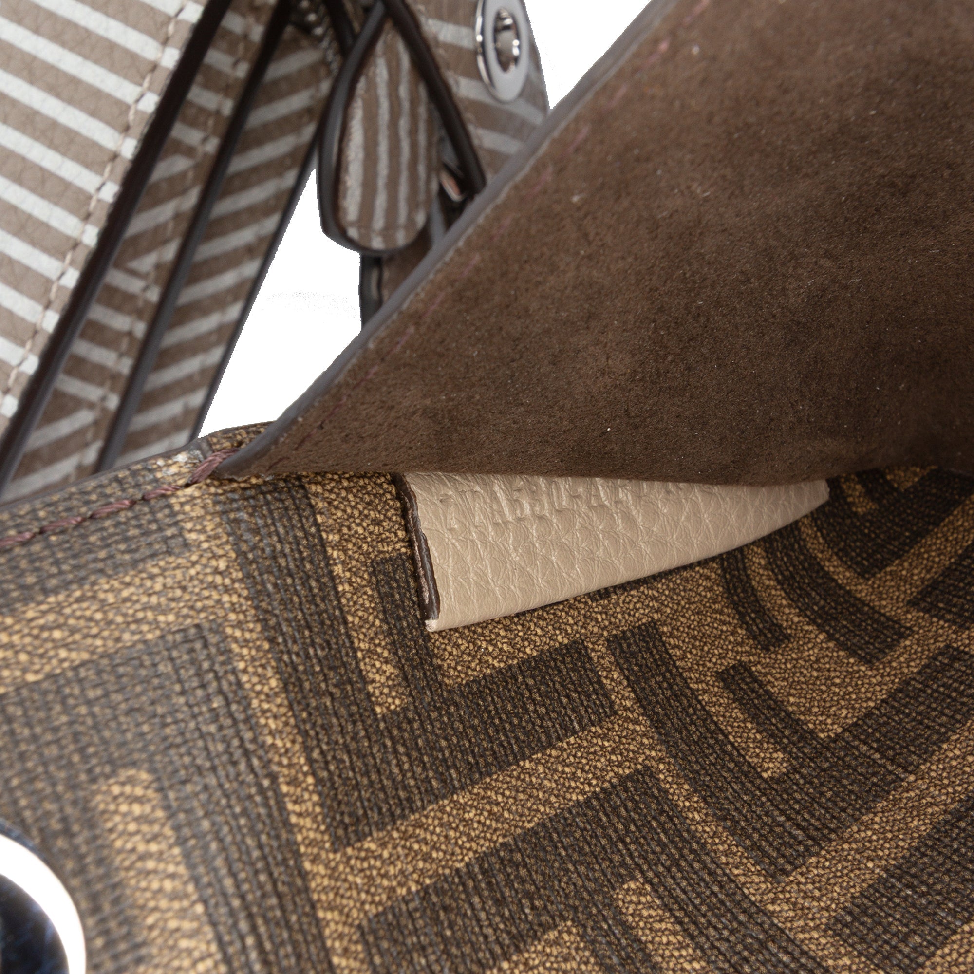 Fendi Small Zucca Cuir Peekaboo ISeeU Sac