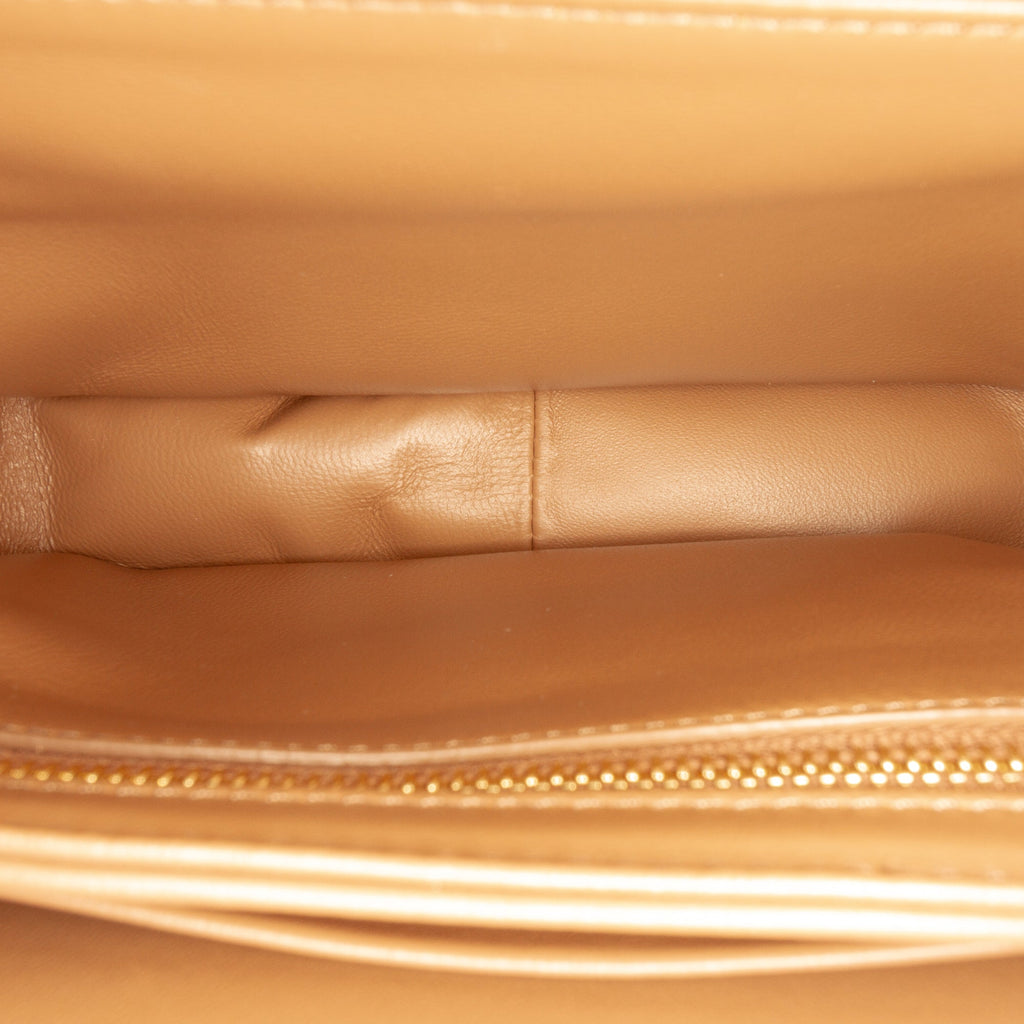 Celine Teen brillant Cuir de veau Triomphe Sac porté croisé