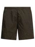 Cp Company Eco-Chrome British Sailor Swim Shorts In Ivy Green With Certilogo