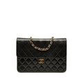 Chanel Medium CC Matelassé Cuir d’agneau Simple rabat