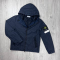 Stone Island Crinkle Reps NY Jacket - Navy