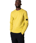 Cp Company Diagonal Raised Lens Sweatshirt Golden Palm