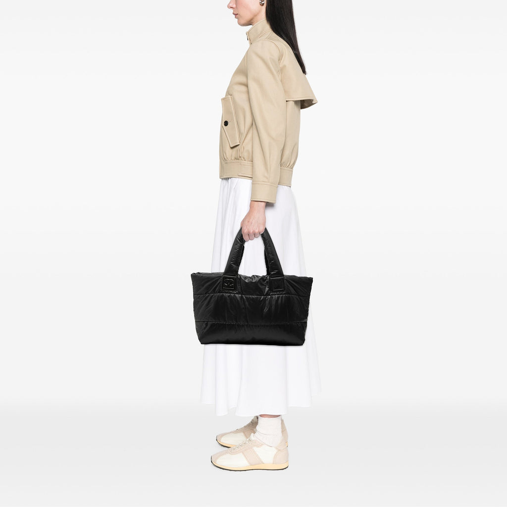 Chanel Medium Matelassé Nylon Coco Cocoon Cabas