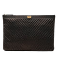 Chanel Large Chevron Iridescent Caviar Boy O Étui Pochette