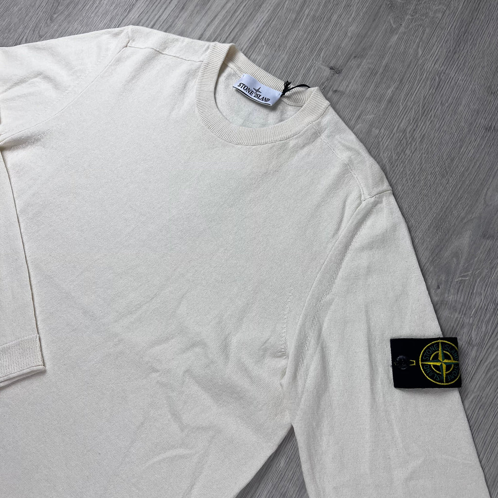 Stone Island Light Organic Sweatshirt - Ivory