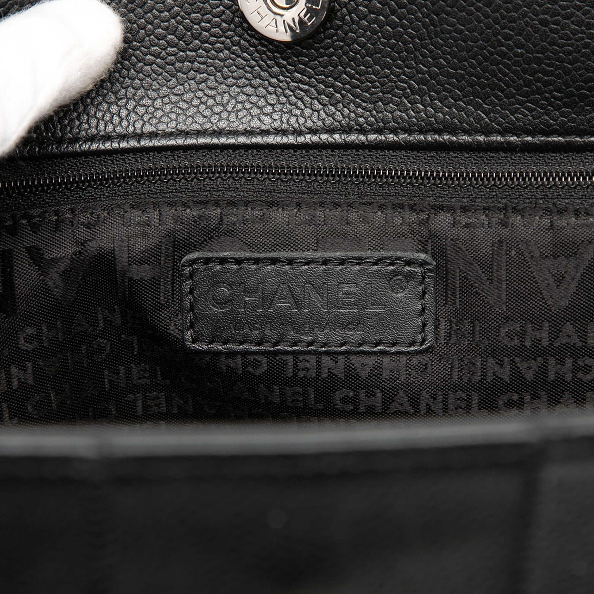 Chanel Choco Bar Caviar Cabas