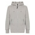 Cp Company Goggle Full Zip Hoodie In Drizzle Grey