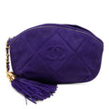 Chanel CC Daim Pompon Pochette