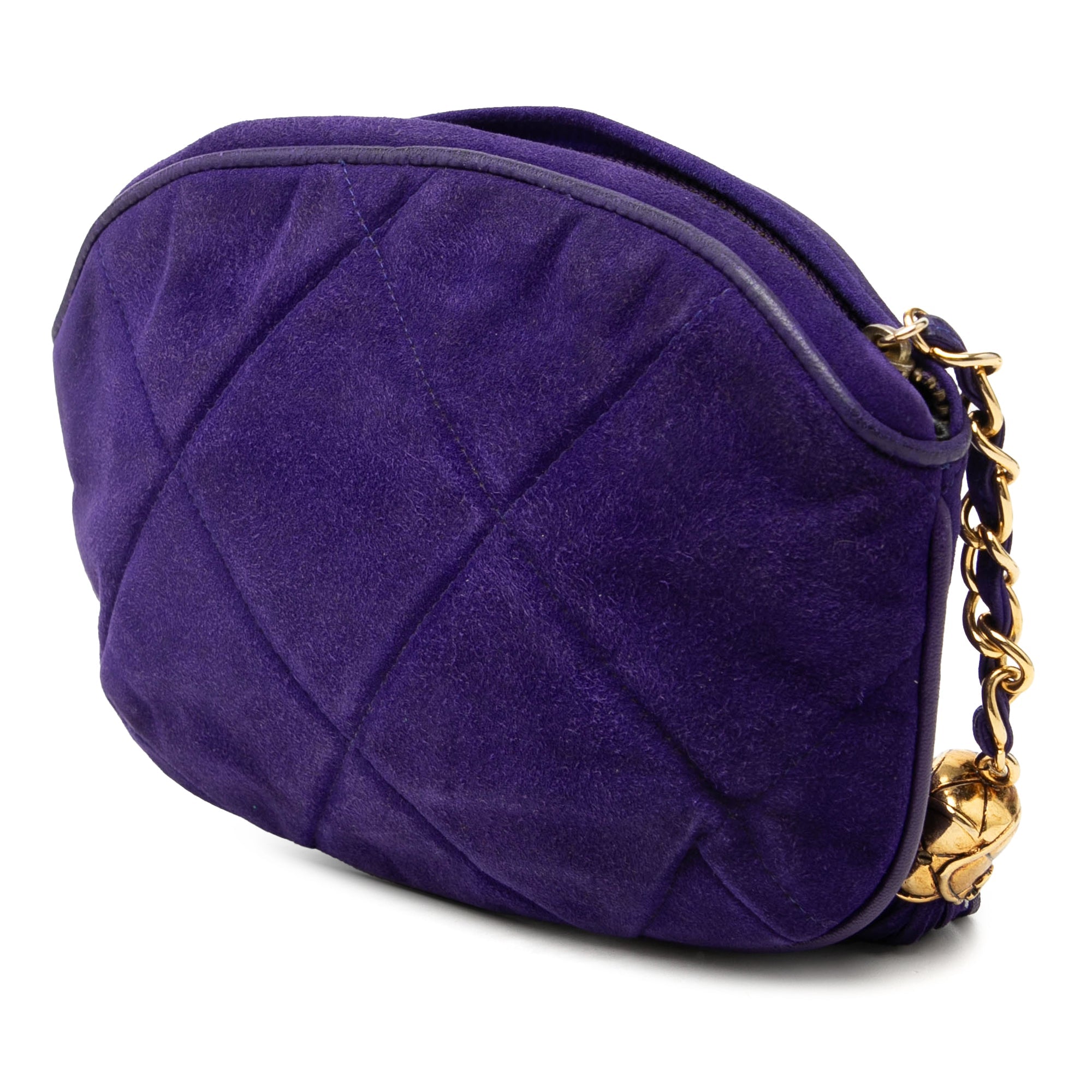 Chanel CC Daim Pompon Pochette