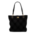 Chanel CC Surpiqué Daim Cabas