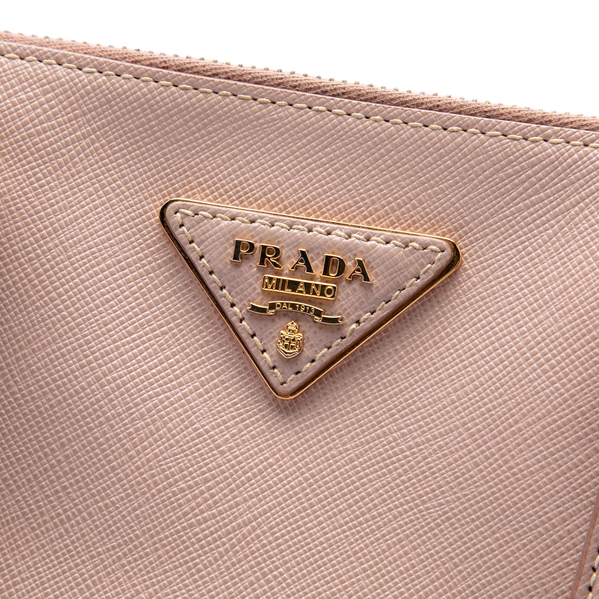 Prada Large Saffiano Lux Galleria Double Zip Sac