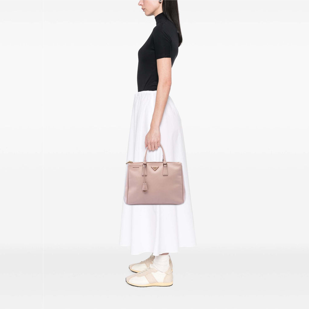 Prada Large Saffiano Lux Galleria Double Zip Sac