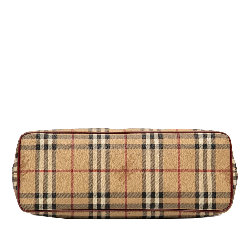 Burberry Haymarket Check Coated Toile Cabas