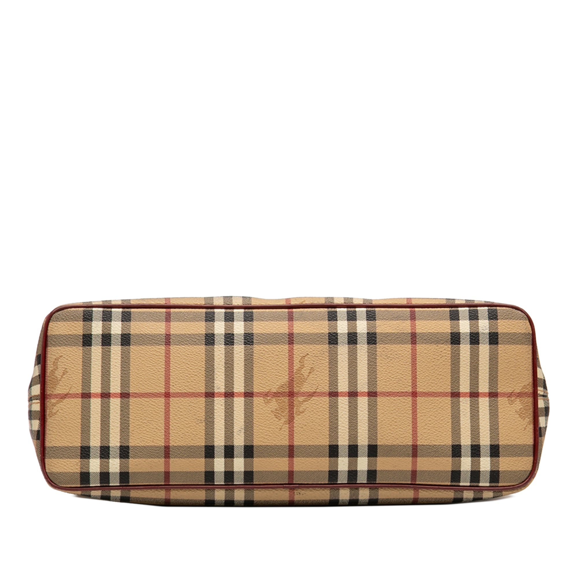 Burberry Haymarket Check Coated Toile Cabas