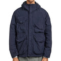 Cp Company Flatt Nylon Goggle Jacket In Navy