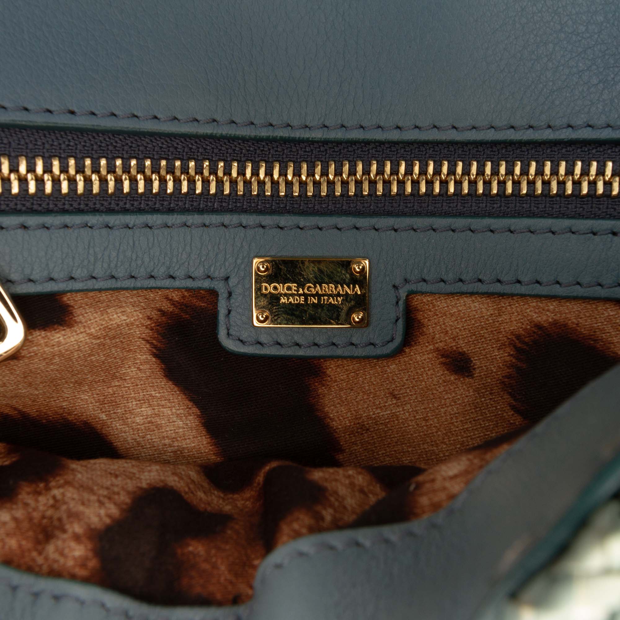 Dolce & Gabbana Cuir à finitions Woven Raffia Padlock Sac porté croisé