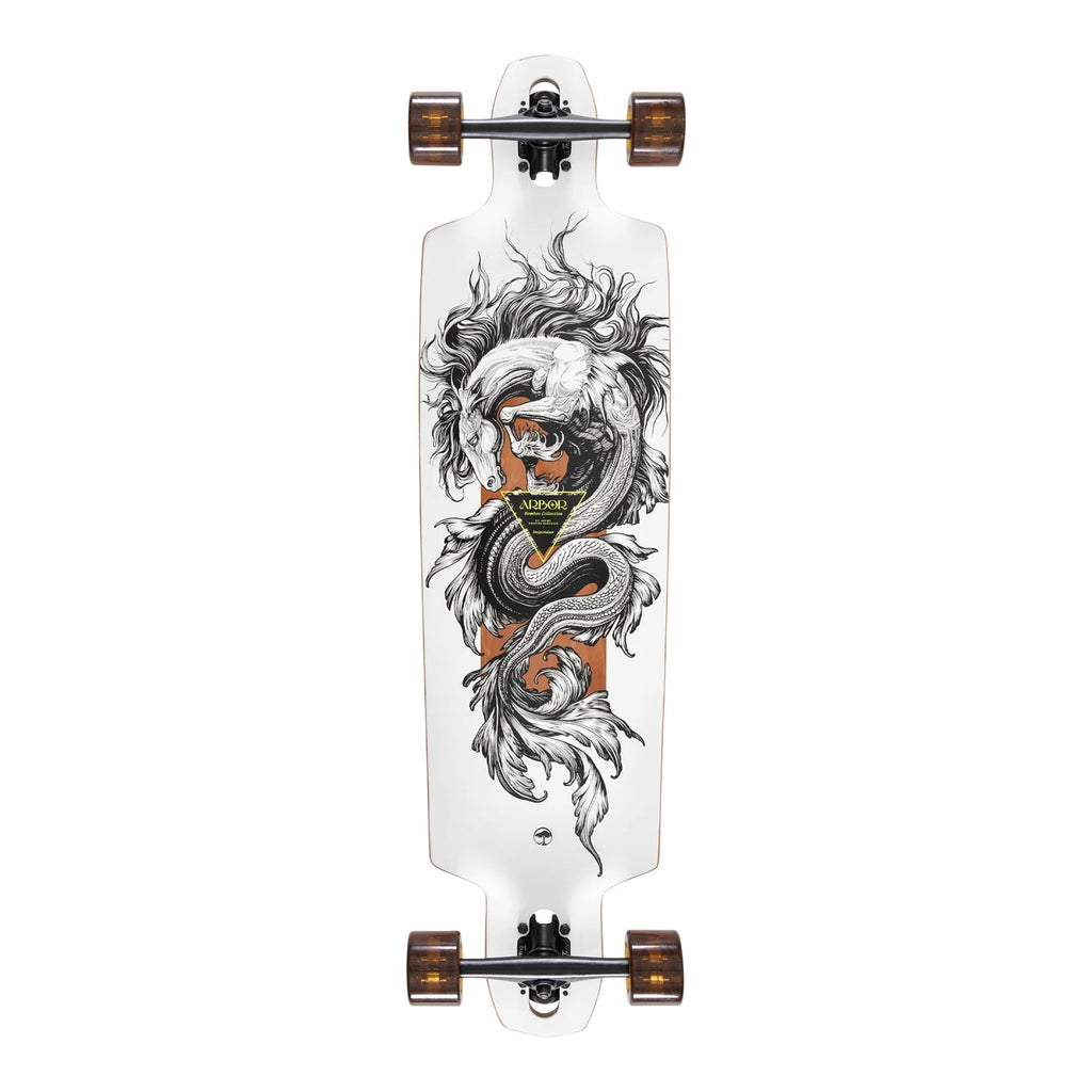 Arbor Longboard Complete Bamboo Dropcruiser K Darmaeva Double Drop 9.75" x 38"