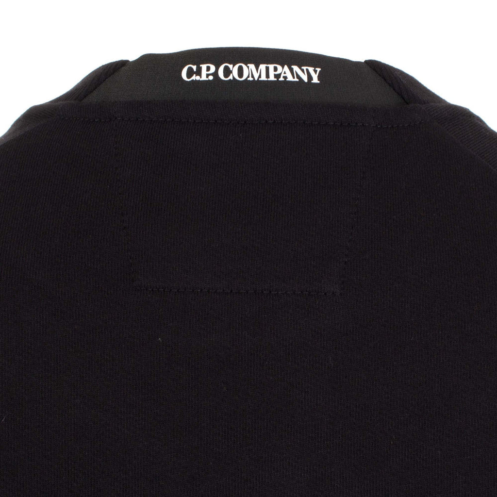 Cp Company 023A Diagonal Raised Lens Sweatshirt In Black