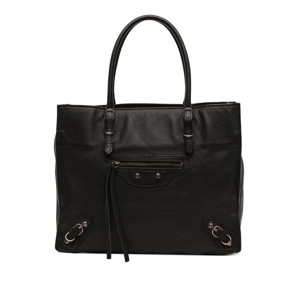 Balenciaga Cuir de veau Papier A6 Cabas