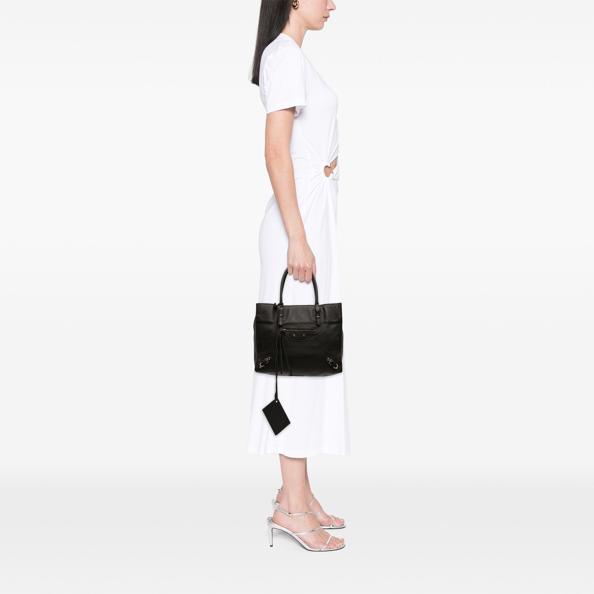Balenciaga Cuir de veau Papier A6 Cabas