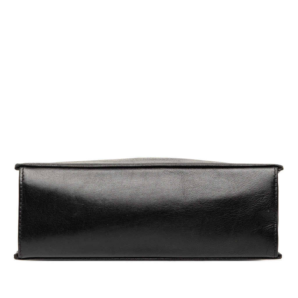Gucci Cuir Cristal Embellished Frame Pochette