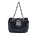 Chanel Large Cuir d’agneau Mademoiselle Lock Jewelry Cabas chaîne