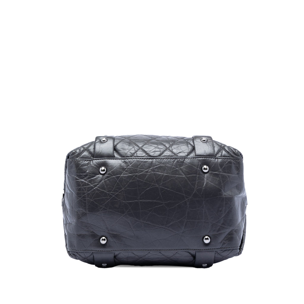 Chanel Small Distressed Cuir d’agneau Lady Braid Cabas