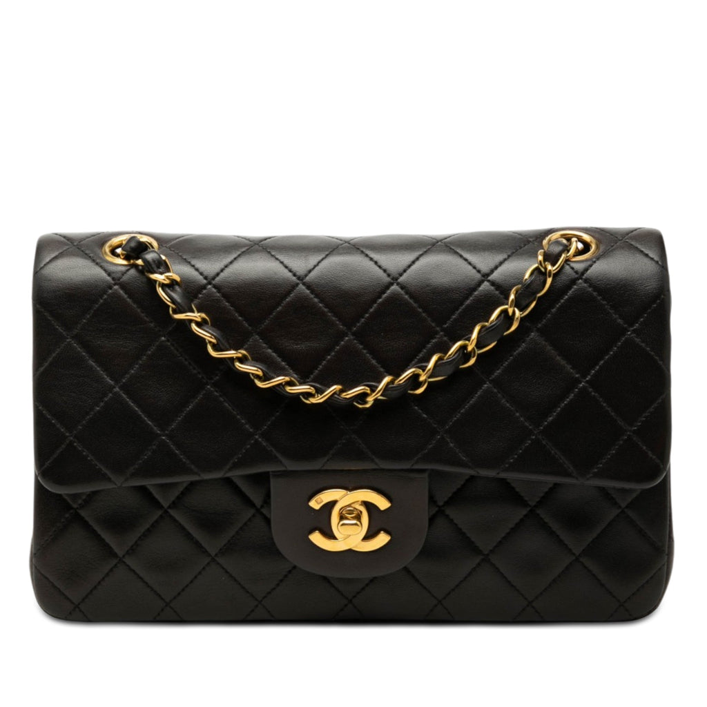 Chanel Small Classic Cuir d’agneau Double rabat