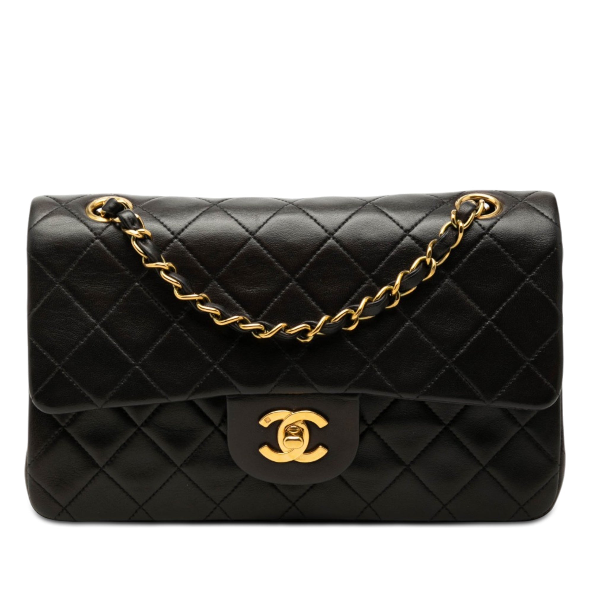 Chanel Small Classic Cuir d’agneau Double rabat