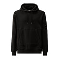 Cp Company 024A Diagonal Raised Overhead Hoodie In Black
