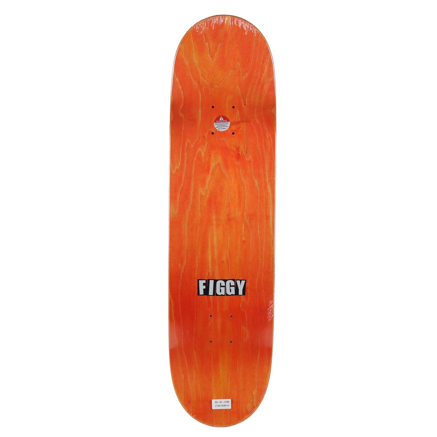 Baker Skateboard Deck Figgy Bad Dawg Black 8.5" x 32"