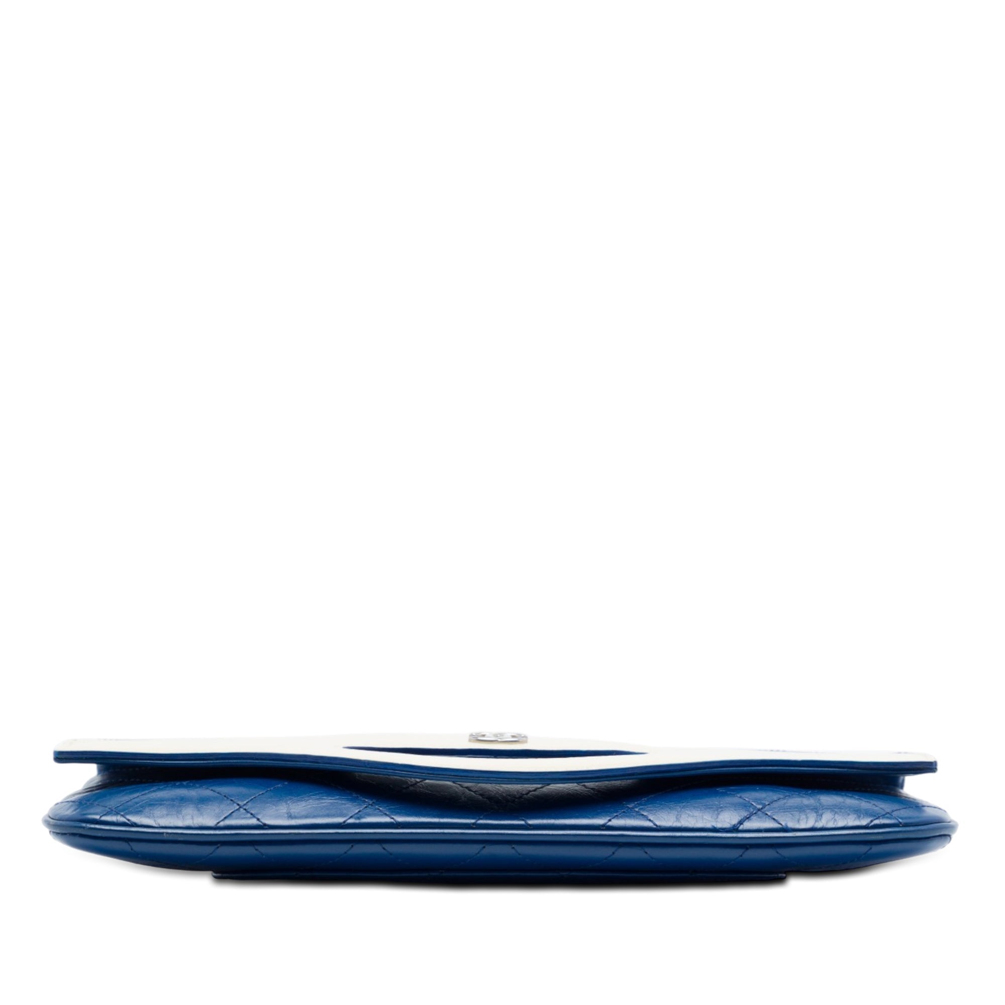 Chanel Small Bicolor vieilli Cuir de veau 31 Pochette