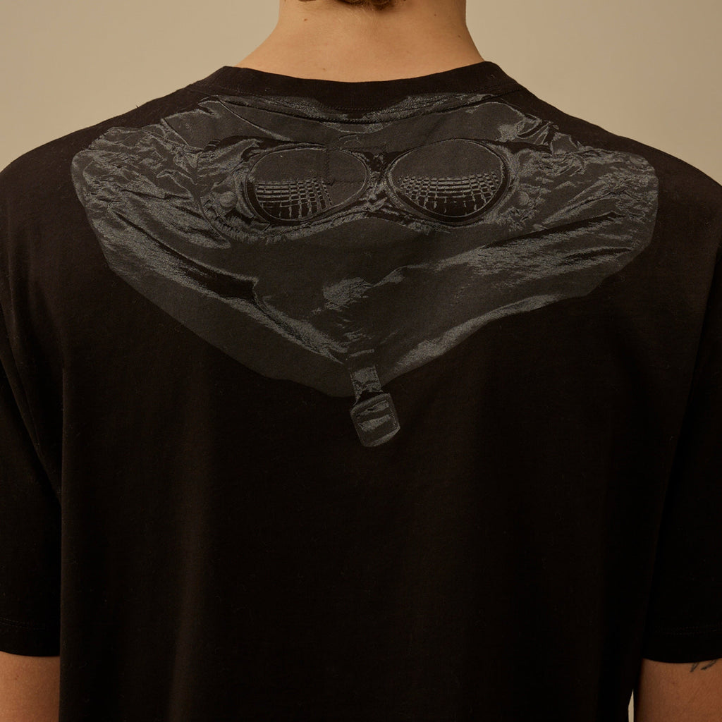 Cp Company 030A Goggle Print T-Shirt In Black