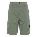 Cp Company 292A 50-Fili Lens Cargo Shorts In Agave Green