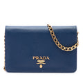 Prada Saffiano Lux Wallet on Chain