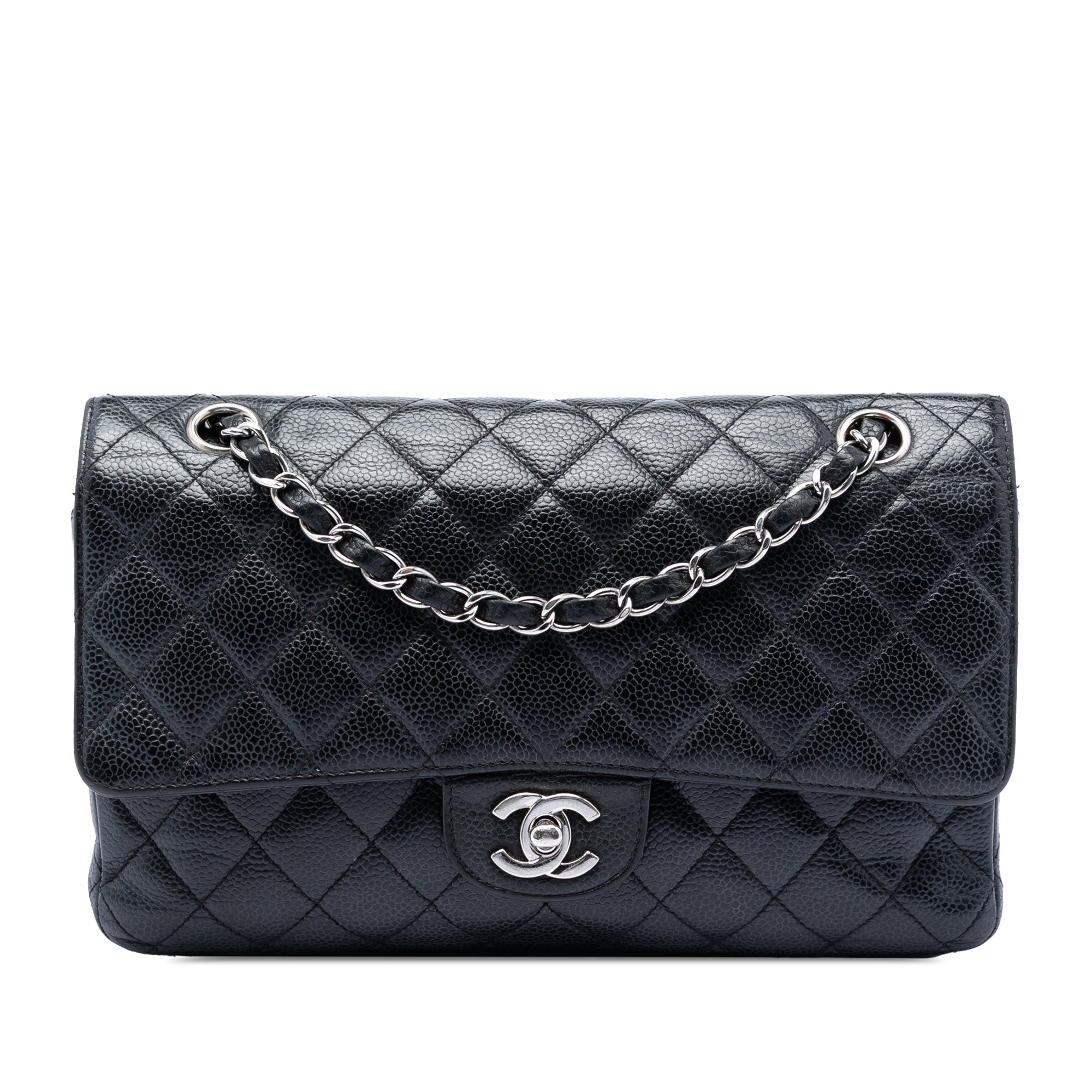 Chanel Medium Classic Caviar Double rabat