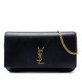 Saint Laurent Smooth Cuir de veau Monogram Cassandre Phone Holder