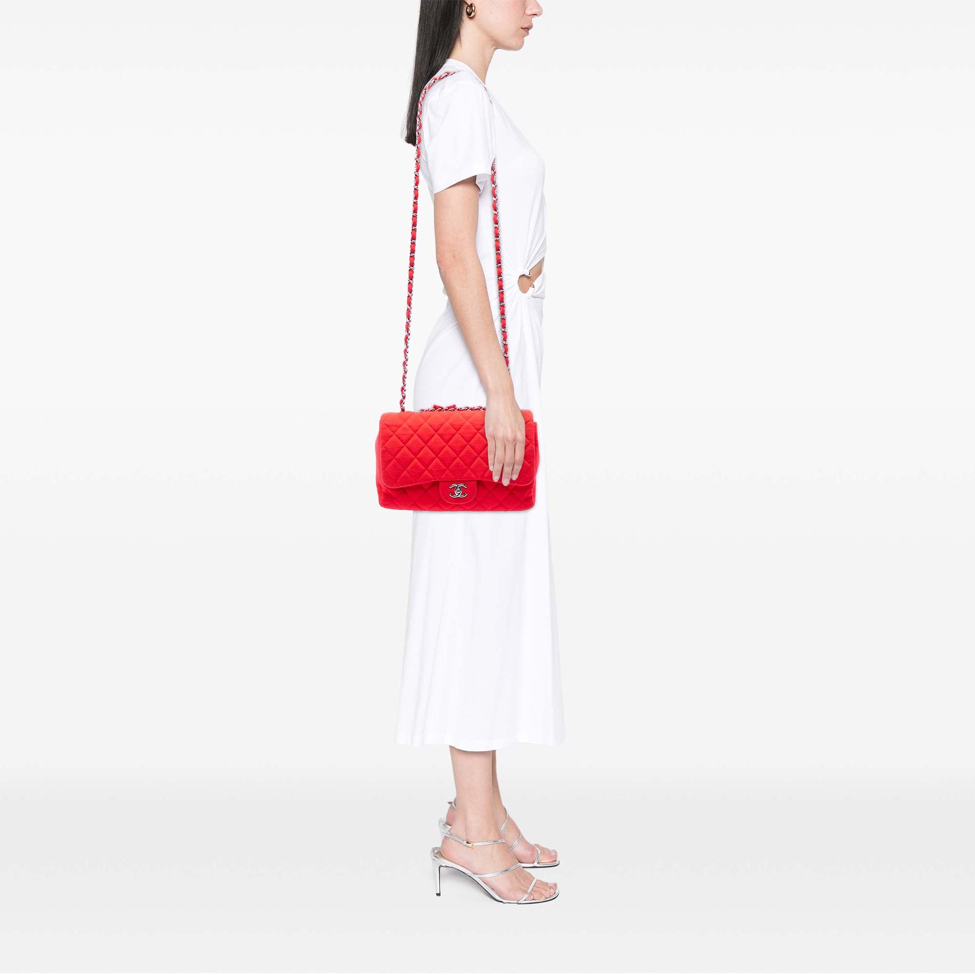Chanel Jumbo Classic Jersey Simple rabat
